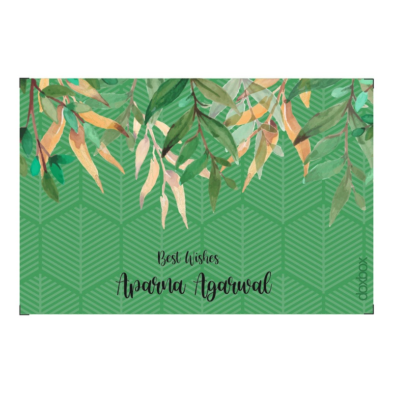 Personalised Gift Tags – Green Pattern