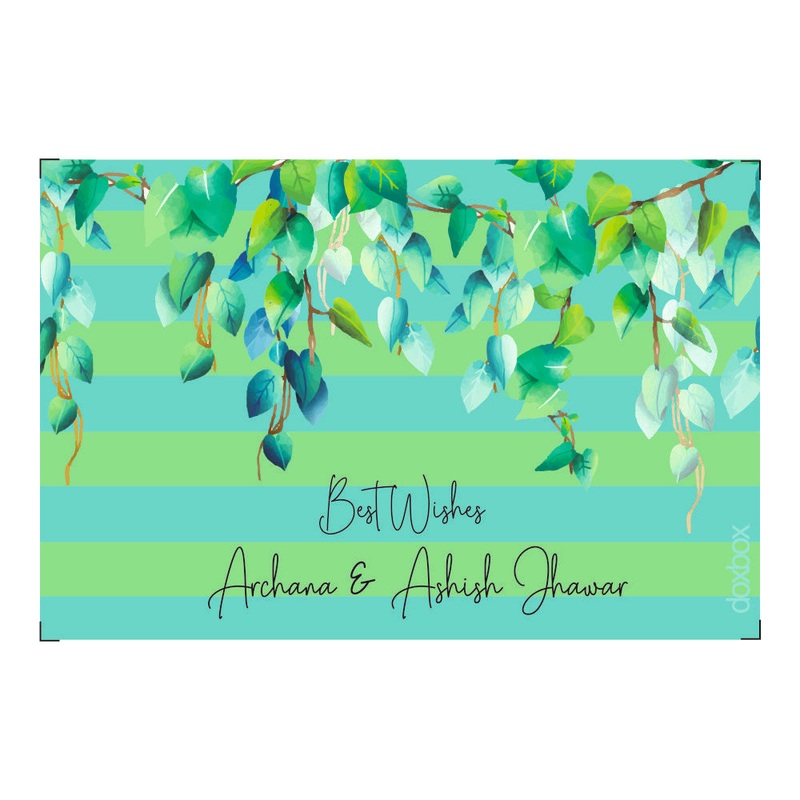 Personalised Gift Tags – Green Stripes