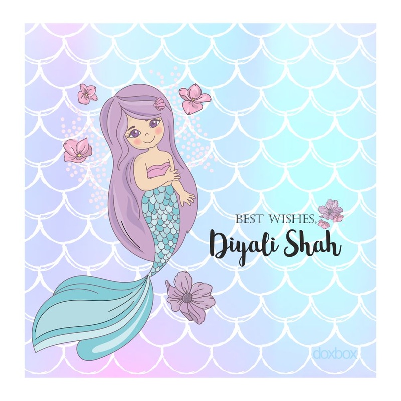 Personalised Gift Tags – Mermaid