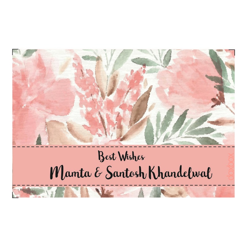 Personalised Gift Tags – Watercolor Floral