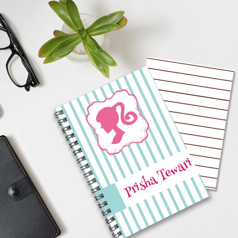 Personalised Notebook (A5 Size) – Prettyme