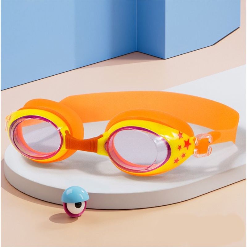 Starry Orange Anti Fog UV Protection Leakproof Design Swim Goggles for Kids, 3yrs  – 8yrs