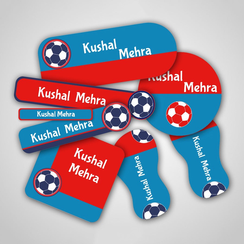 Football Labels Super Saver Set