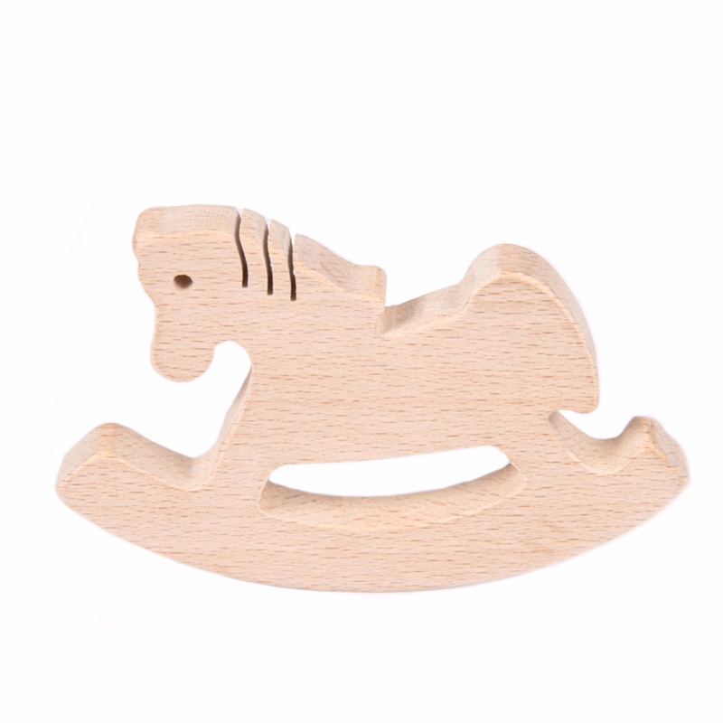 NESTA TOYS Wooden Horse Teether (Beech Wood)