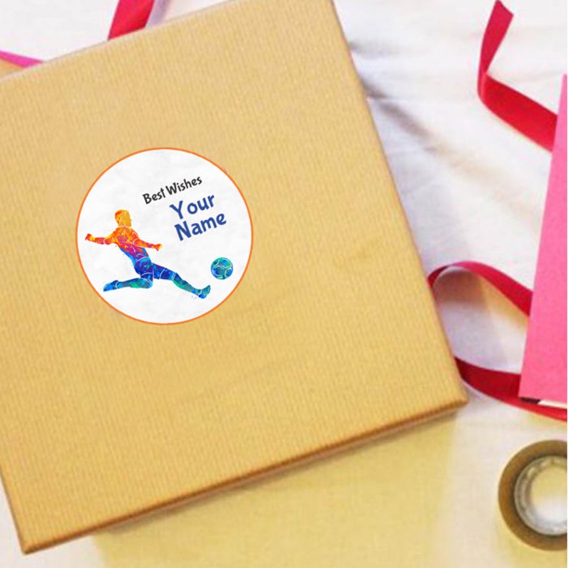 Personalised Gift Sticker – Soccer – Set of 60