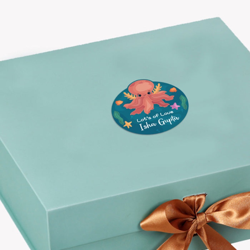 Personalised Gift Sticker – Under the Ocean – Set of 60