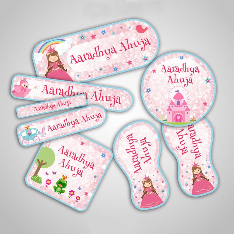 Princess Labels Super Saver Set