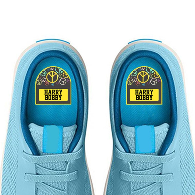 Shoe Labels Pack – Peace Sign
