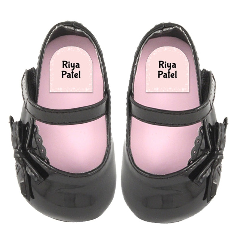 Shoe Labels Pack – Pink Confetti