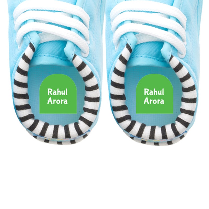 Shoe Labels Pack – Solid Green