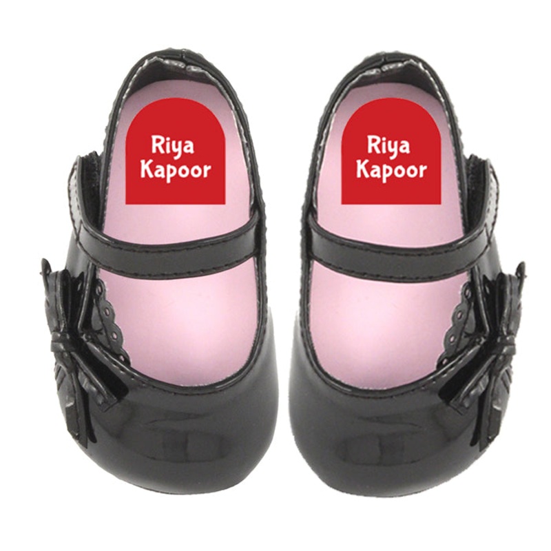 Shoe Labels Pack – Solid Red