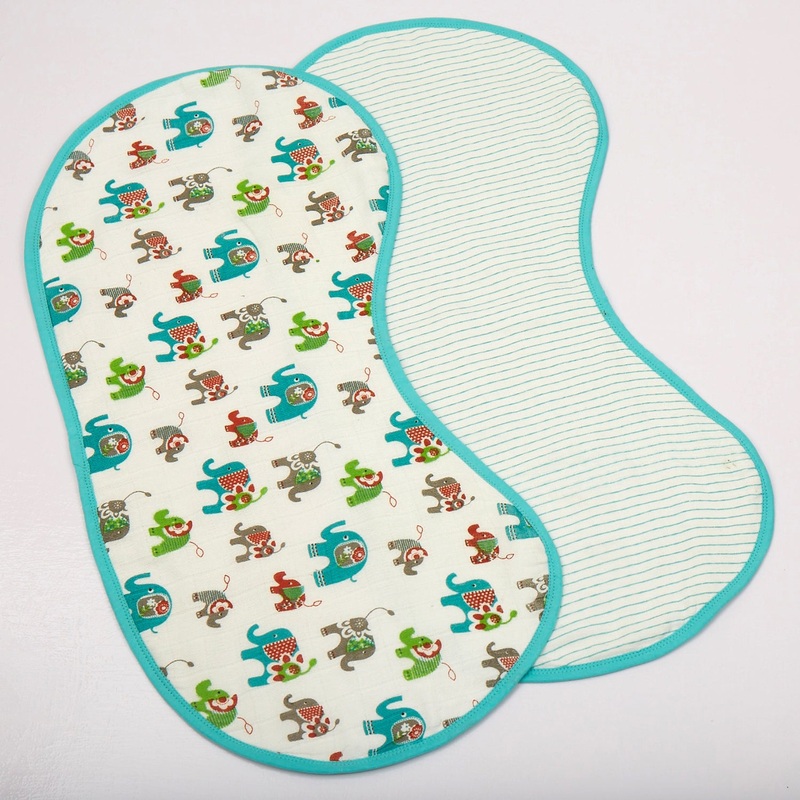 Ella Muslin Burp Cloths, Set of 2