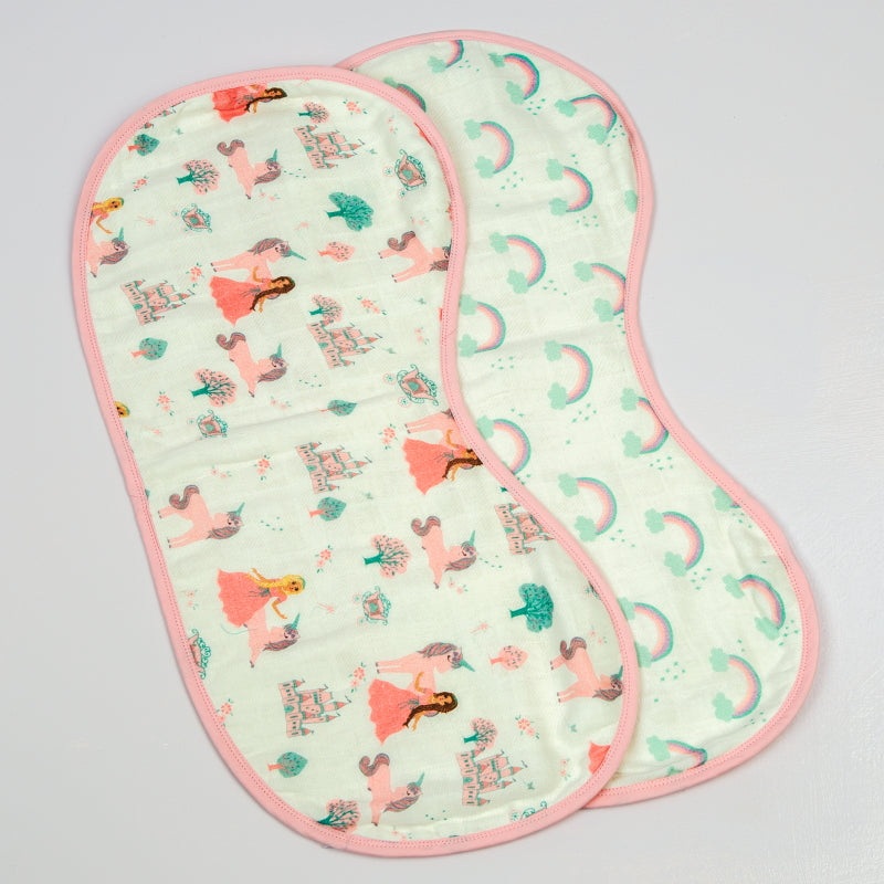Fairytale Organic Burp Cloth & Bib, Set of 2