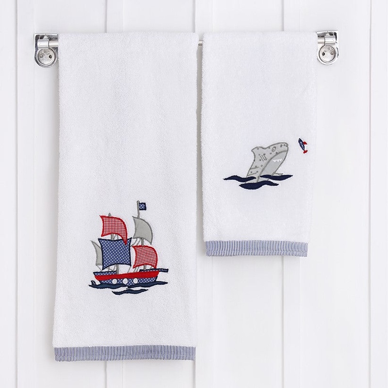 Kids Hand/Bath Towel – Nautical
