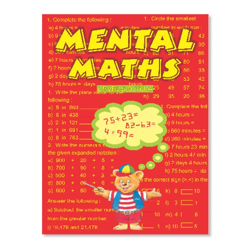 Mental Maths – Level 0 to 4