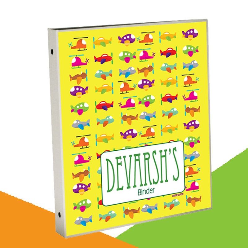 Personalised Binder – Airplane