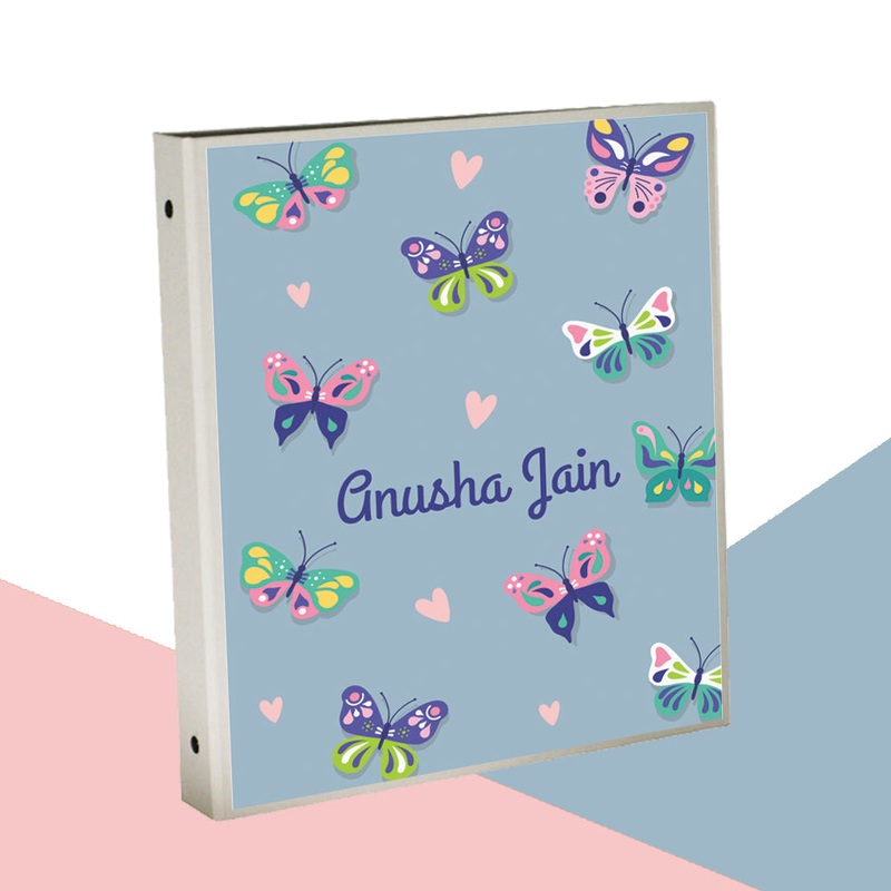Personalised Binder – Butterfly