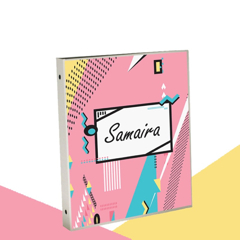 Personalised Binder – Colour Pop