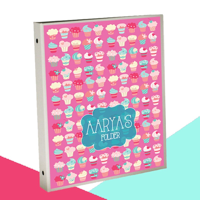 Personalised Binder – Cupcake