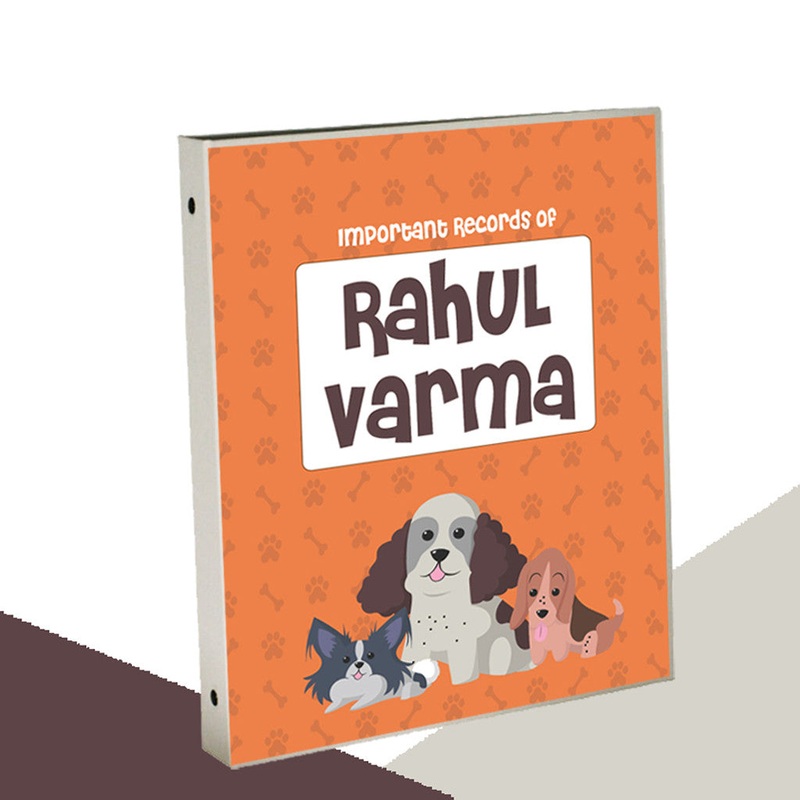 Personalised Binder – Doggie Love