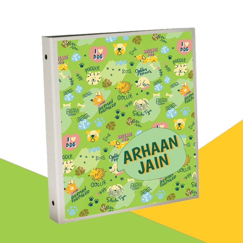 Personalised Binder – I Love Dogs