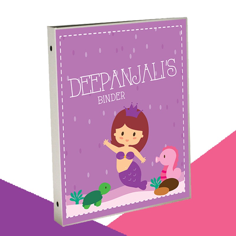 Personalised Binder – Mermaid