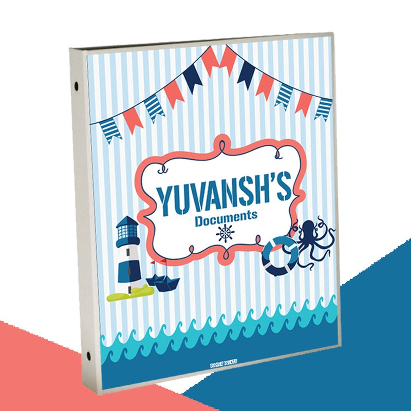 Personalised Binder – Nautical