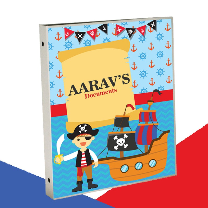 Personalised Binder – Pirate