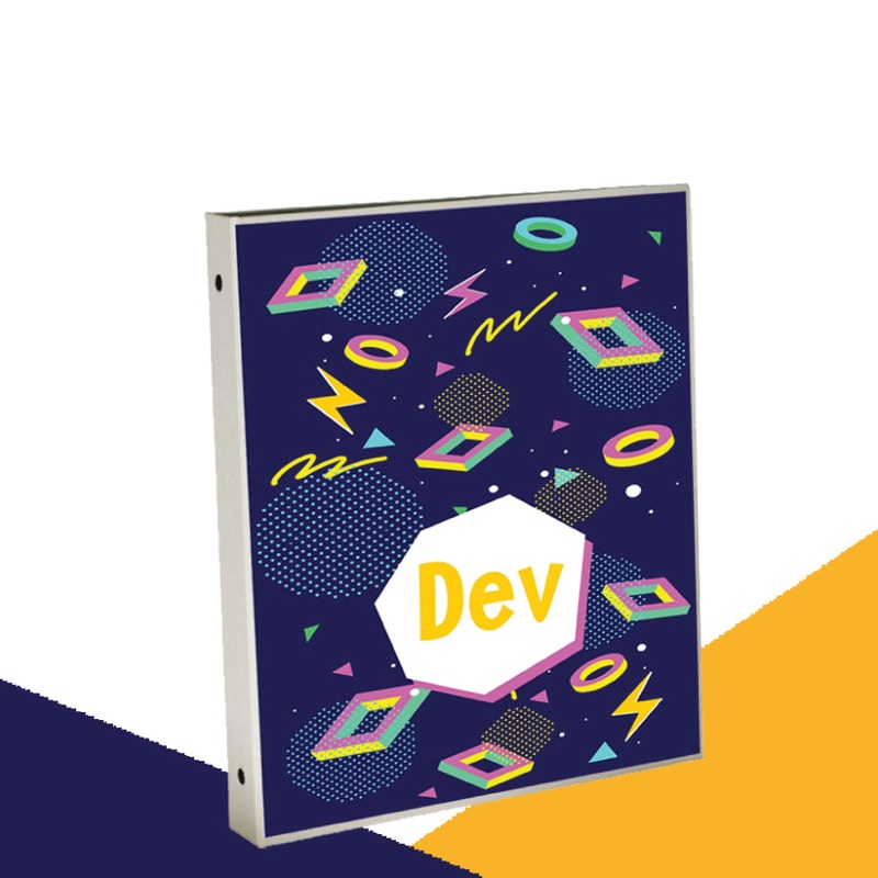 Personalised Binder – Retro Pop