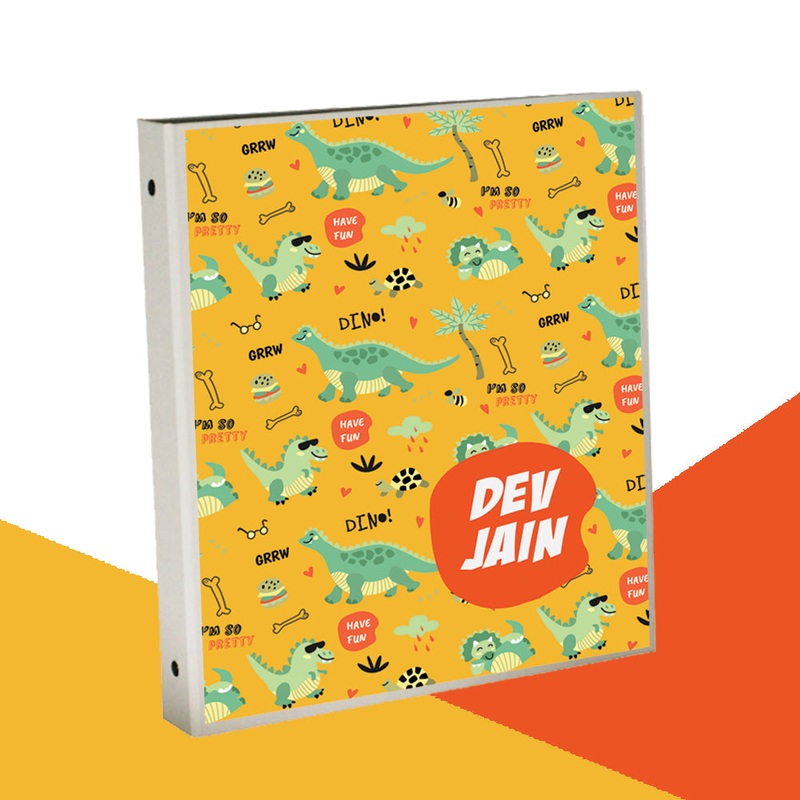Personalised Binder – Roar-A-Saur