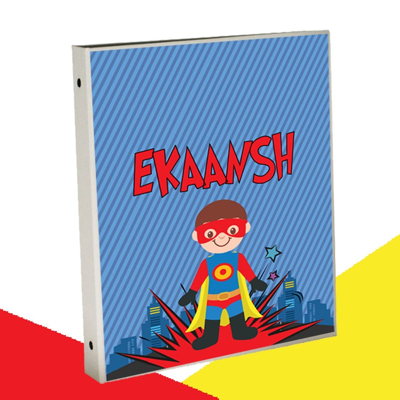 Personalised Binder – Superhero