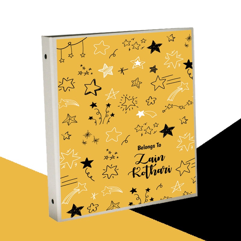 Personalised Binder – Twinkle Twinkle Stars