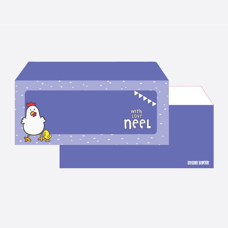 Personalised Envelopes – Farm Animal, Set of 24