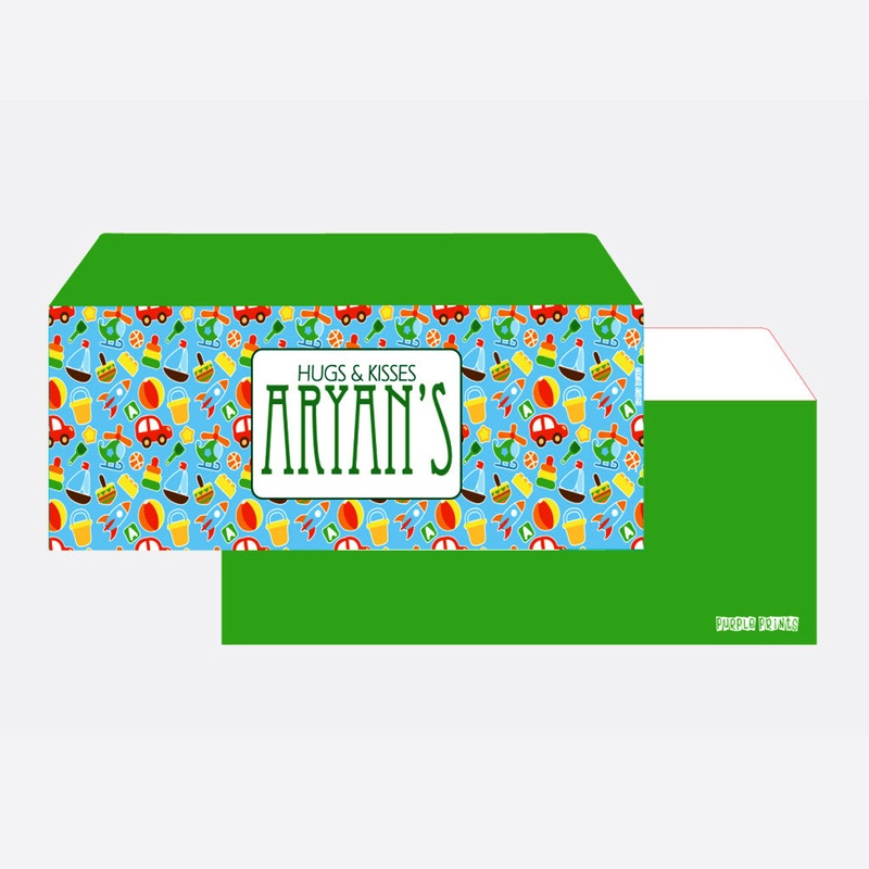 Personalised Envelopes – Toy, Set of 24