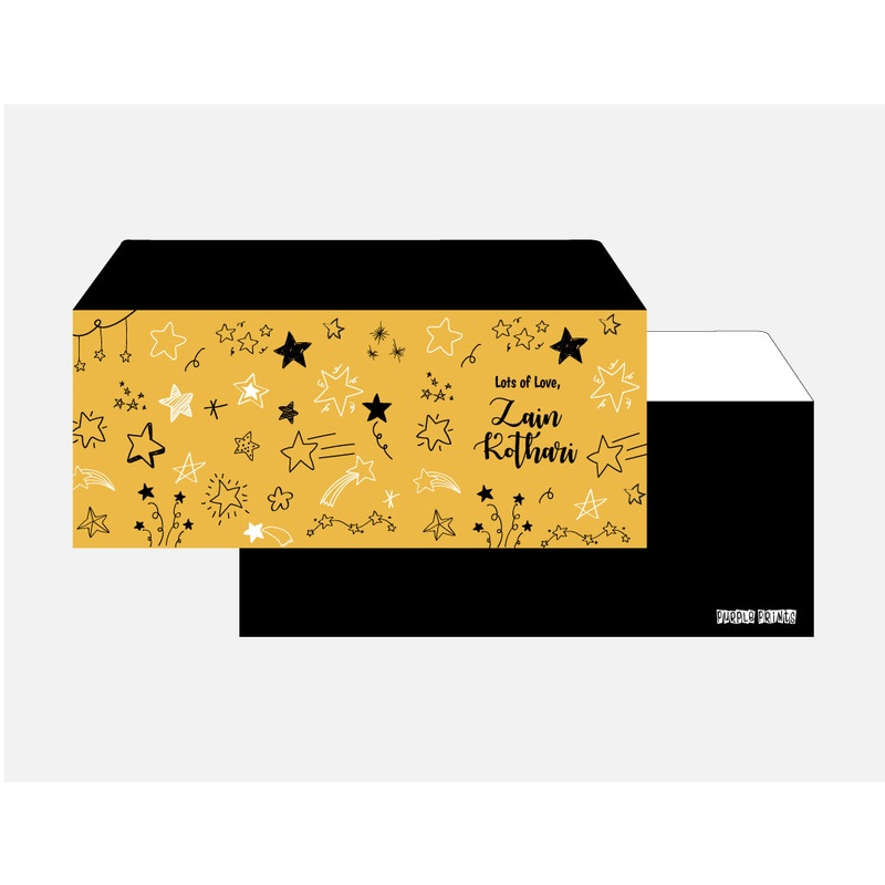 Personalised Envelopes – Twinkle Twinkle stars, Set of 24