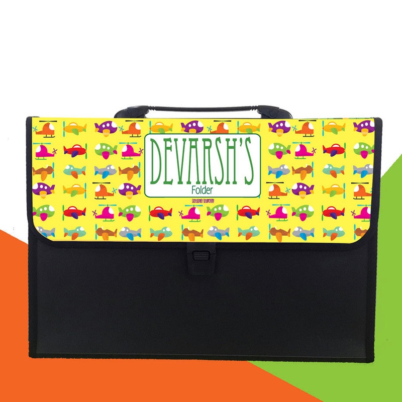 Personalised Folder – Airplane