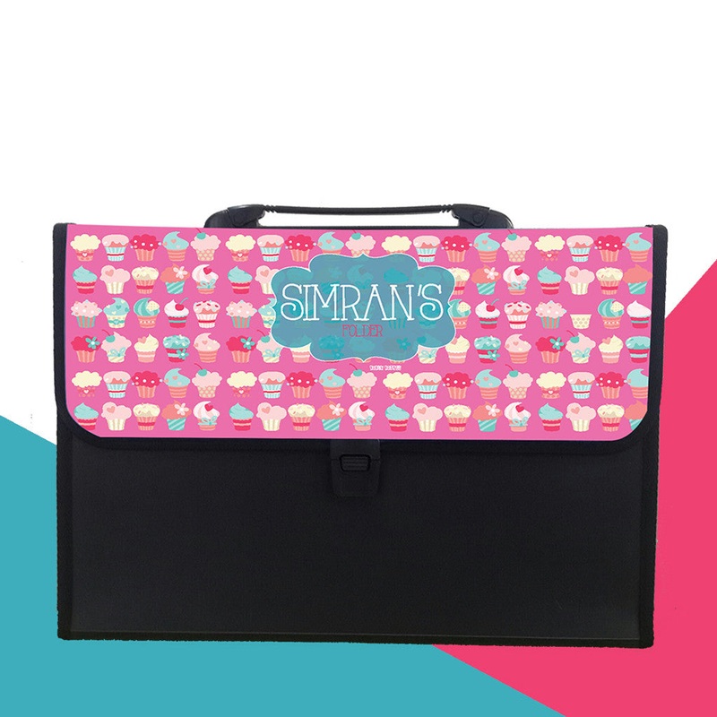 Personalised Folder – Cupcake