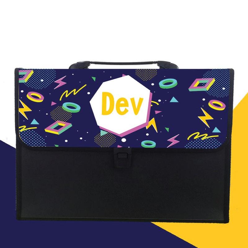 Personalised Folder – Retro Pop