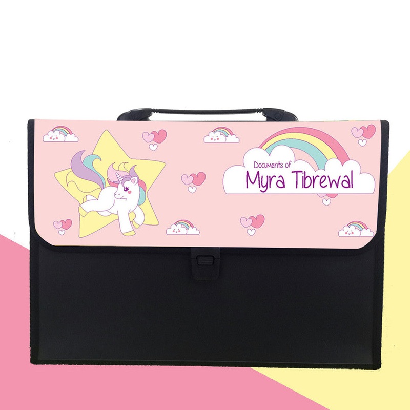 Personalised Folder – Unicorn
