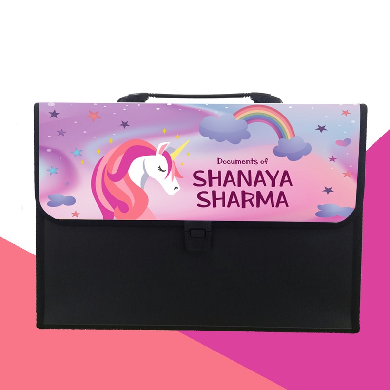 Personalised Folder – Unicorn Land