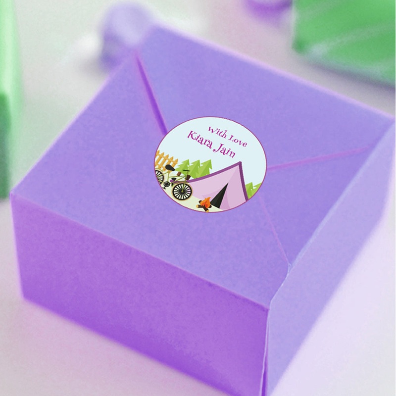 Personalised Gift Stickers – Adventure Awaits, Set of 60