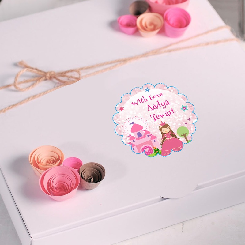 Personalised Gift Stickers – Princess, Set of 60