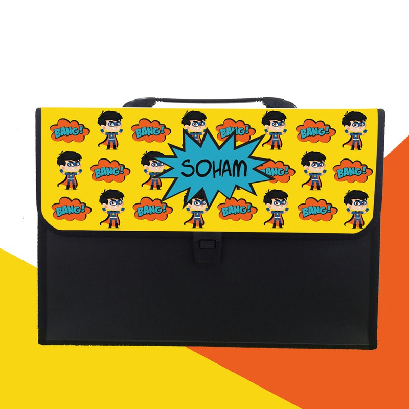 Personalised Folder – Comic Superhero