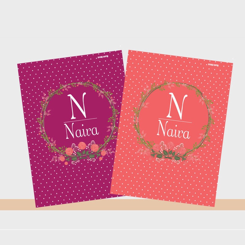 Personalised Notebooks – Elegance, Set of 2