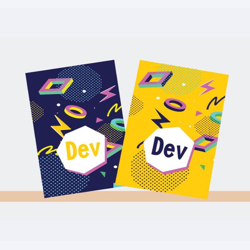 Personalised Notebooks – Retro Pop, Set of 2