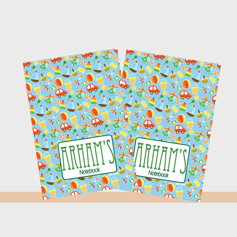 Personalised Notebooks – Toy, Set of 2
