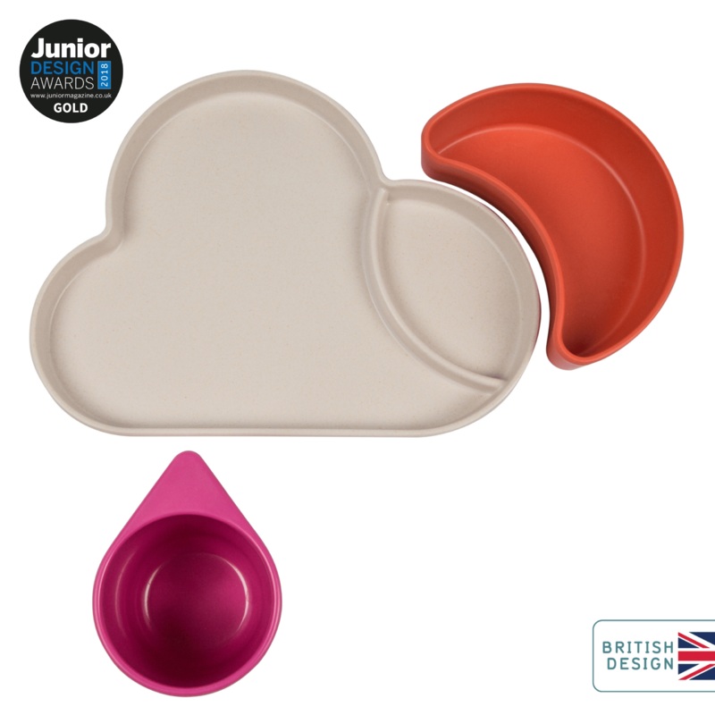 TUM TUM Eco Cloud Dining Set – Pink/Orange