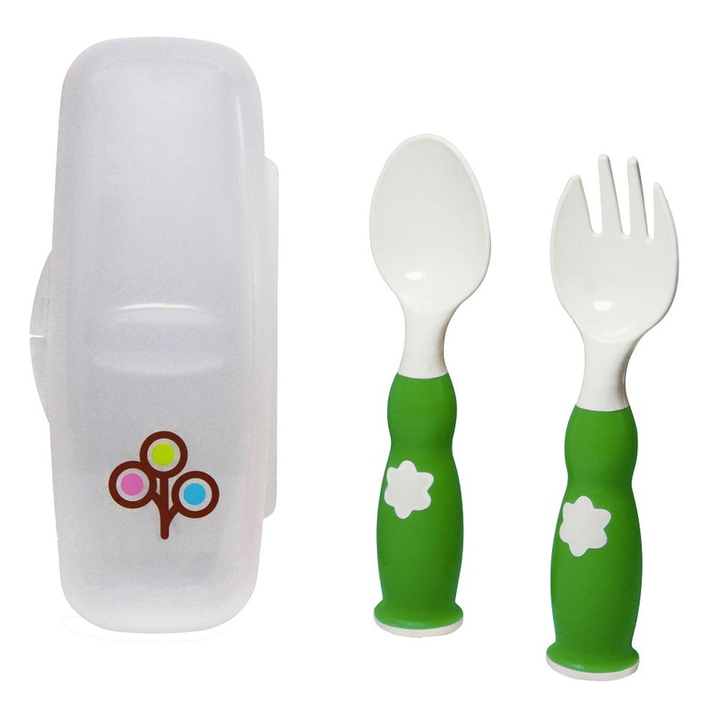 Zoli Fork & Spoon Set – Green