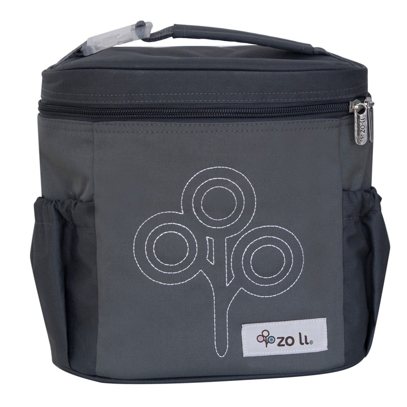 Zoli NOM NOM Insulated Lunch Bag – Grey