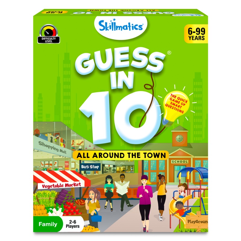 Guess in 10  All Around The Town | Card Game of Smart Questions